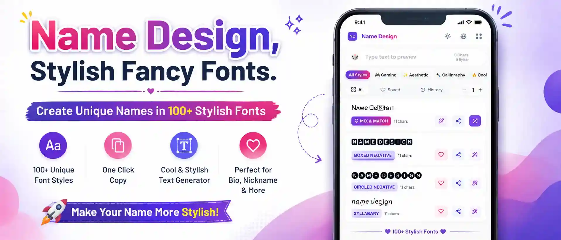 Stylish Name Design Preview